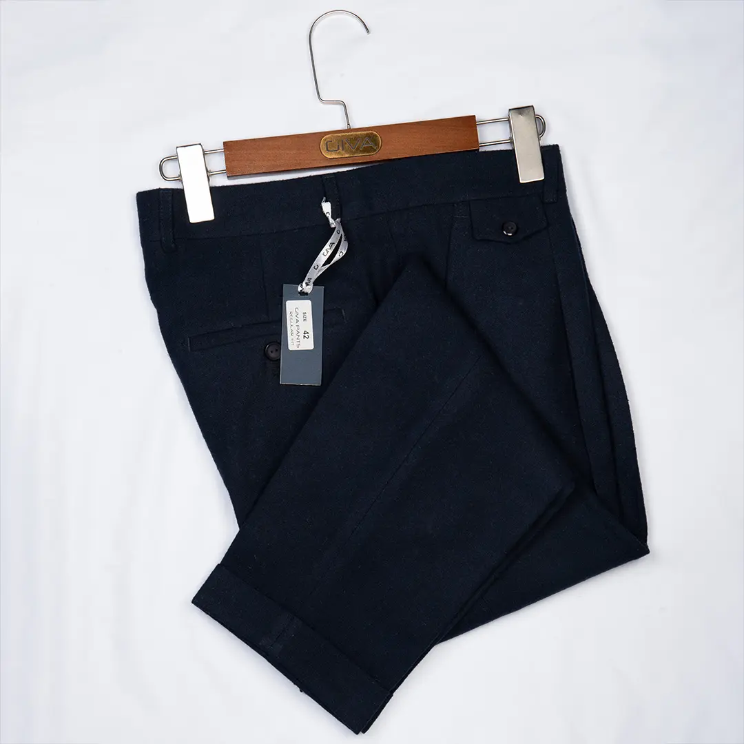 شلوار پشمی مردانه دمپا پاکتی - Thumbnail 3